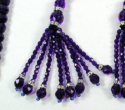 Vintage cobalt necklace and bracelet