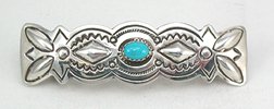 Sterling Silver Navajo Feather Barrette