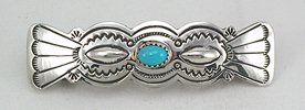 Sterling Silver Navajo Feather Barrette