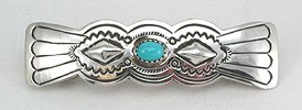 Sterling Silver Navajo Feather Barrette