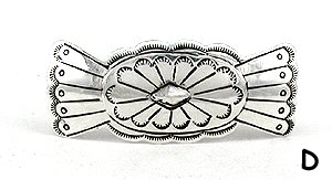 Navajo Sterling Silver  Barrette