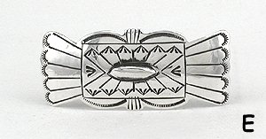 Navajo Sterling Silver  Barrette