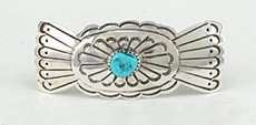 Sterling Silver Navajo Feather Barrette