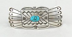Sterling Silver Navajo Feather Barrette