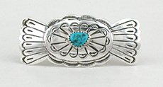 Sterling Silver Navajo Feather Barrette