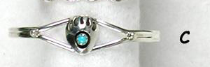 Hand made Native American Indian Jewelry; Navajo Sterling Silver horse bracelet