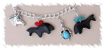 Hand made Sterling Silver Charm Bracelet