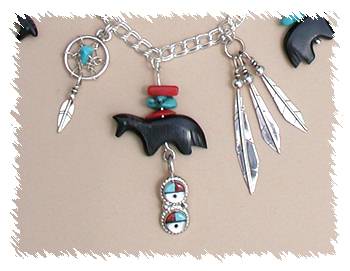 Hand made Sterling Silver Charm Bracelet