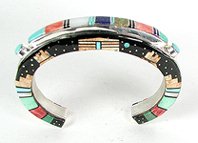 Sterling Silver Native American inlay bracelet