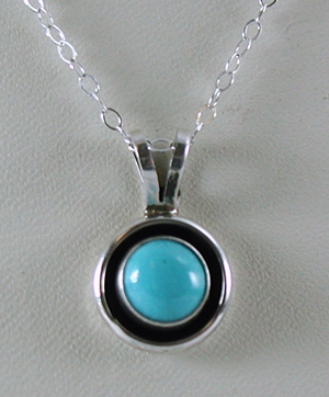 Hand made Native American Indian Jewelry; Navajo Sterling Silver and Turquoise  bracelet
