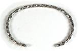Hand made Native American Indian Jewelry; Navajo Sterling Silver Navajo bracelet