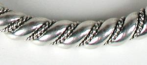 Sterling Silver Navajo Flat Twist Bracelet
