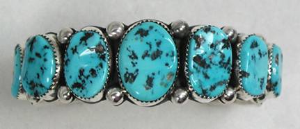 Hand made Native American Indian Jewelry; Navajo Sterling Silver horse bracelet
