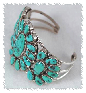 Hand made Native American Indian Jewelry; Navajo Sterling Silver horse bracelet