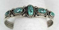 Hand made Native American Indian Jewelry; Navajo Sterling Silver bracelet