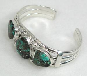 Hand made Native American Indian Jewelry; Navajo Sterling Silver horse bracelet