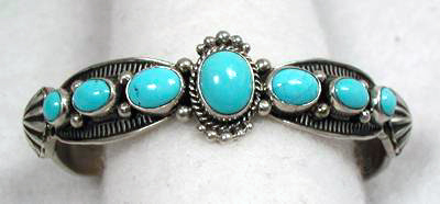 Hand made Native American Indian Jewelry; Navajo Sterling Silver horse bracelet