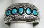 Navajo Candelaria Turquoise bracelet
