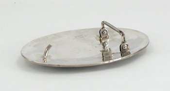 Navajo Sterling Silver Traditional  Horse belt buckle