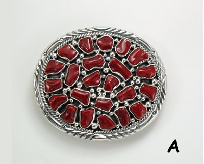 Navajo Sterling Silver Horse belt buckle