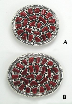 Navajo Sterling Silver Horse belt buckle