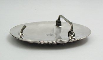 Navajo Sterling Silver Traditional  Horse belt buckle