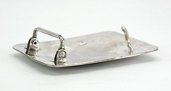 Navajo Sterling Silver Traditional  Horse belt buckle