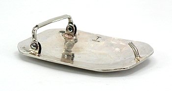 Navajo Sterling Silver Traditional  Horse belt buckle