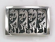 Navajo Sterling Silver Belt Buckle