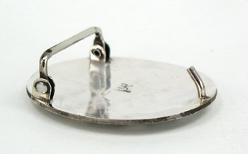 Navajo Sterling silver Medicine bear belt buckle