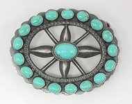 Navajo Sterling Silver Belt Buckle