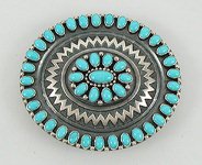 Navajo Sterling Silver Belt Buckle