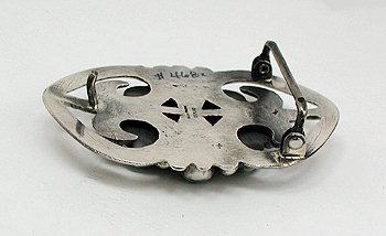 Navajo Sterling Silver Turquoise Turquoise belt buckle 
