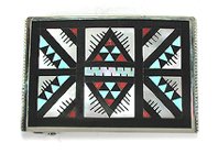  Zuni Sterling Silver Belt Buckle