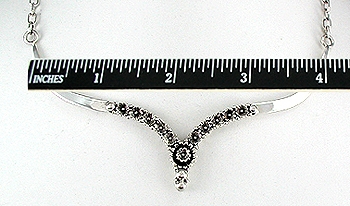 Sterling Silver Omega Dome Necklace