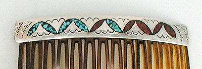 Navajo Sterling Silver Hair Combs