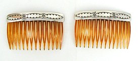 Sterling Silver Navajo Hair Combs