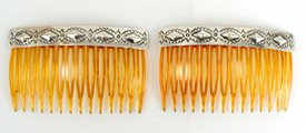 Sterling Silver Navajo Hair Combs