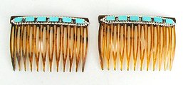 Sterling Silver Navajo Hair Combs