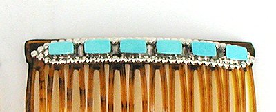 Navajo Sterling Silver Hair Combs