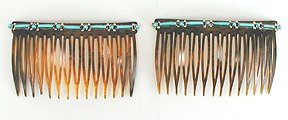 Sterling Silver Navajo Hair Combs