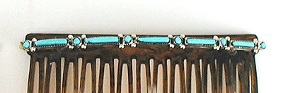 Navajo Sterling Silver Hair Combs