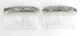 Sterling Silver Navajo Hair Combs