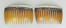Sterling Silver Navajo Hair Combs