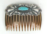 Sterling Silver Navajo Hair Combs