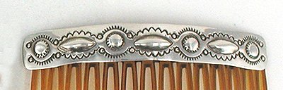 Navajo Sterling Silver Hair Combs