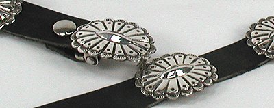 Navajo Sterling Silver concha concho belt