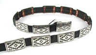 Navajo Sterling Silver concha belt