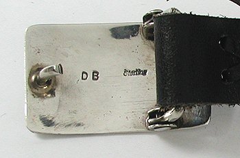 Navajo Sterling Silver overlay concha belt