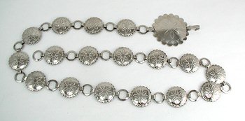 Navajo concha belt